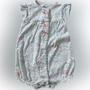 Carter’s Newborn to 3 Months Dinosaur Onesie with Bows